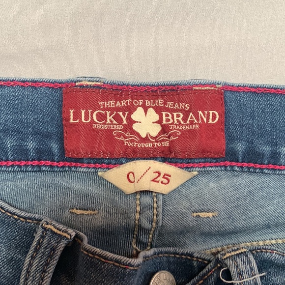 Medium Wash Lucky Brand Skinny Jeans - Picture 3 of 5